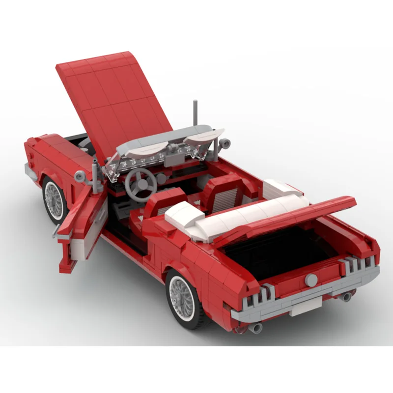 

MOC-186517 New 1:18 Sports Car Racing Car Assembly Stitching Model 1183PCS Building Block Parts Kids Building Block Toy Gift