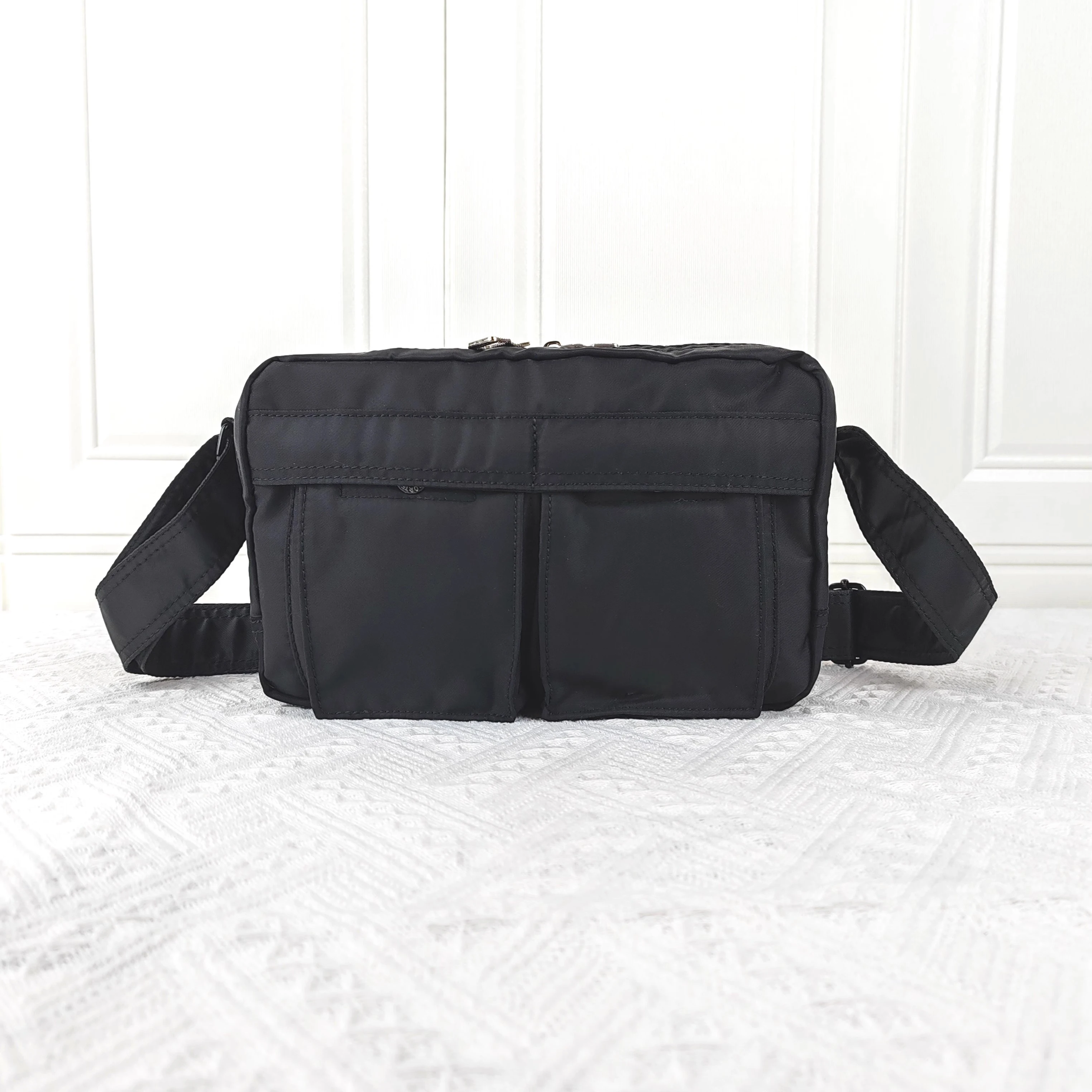 Sac à bandoulière multifonctionnel en toile coréenne pour hommes et femmes, sac de messager simple pour iPad, mode japonaise, initié