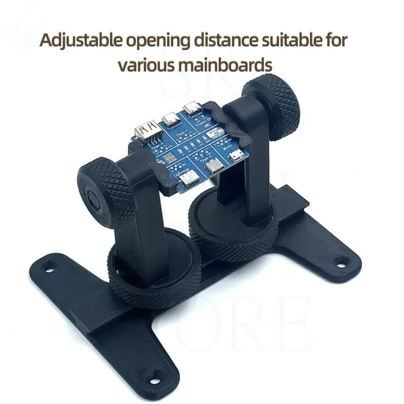 360 °   Clip girevole Clip per PCB Clip per supporto per montaggio a saldare Strumento di riparazione ausiliario regolabile leggero per tutte le schede madri