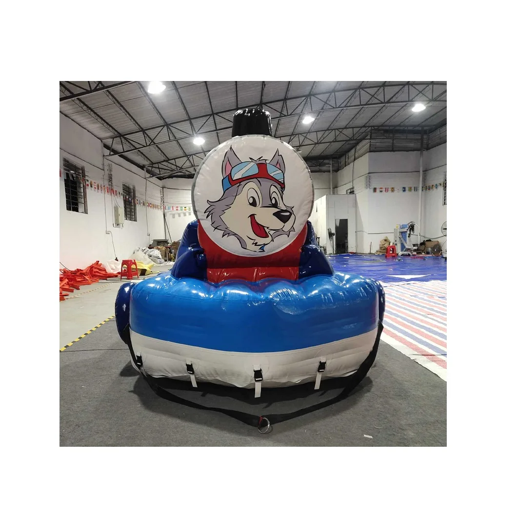 Funny Outdoor Sport Game Inflatable Snow Sled Snowmobile For Kids And Adults,Commercial Inflatable Snow Sled Car For Rental