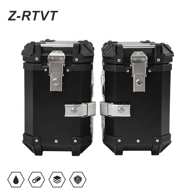 motorcycle side box Maxi-Scooter motor X-size motorbike trunk aluminium alloy exhausted case baggage luggage accessories parts