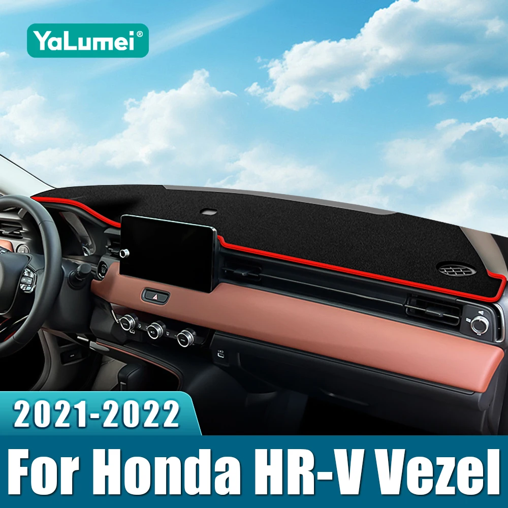 

For Honda HR-V HRV HR V Vezel 2021 2022 Car Dashboard Mat Sun Shade Instrument Desk Non-Slip Cover Accessories