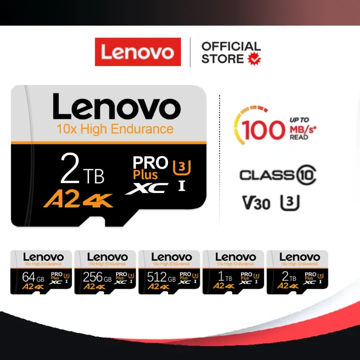 Lenovo 2TB SD Memory Card For Nintendo Switch 128GB Memory Card 256GB High Speed C10 Mini TF Flash Card For Cam Gaming Computer