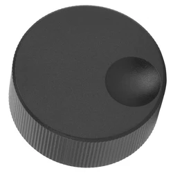 Profondità foro in alluminio da 8 mm Texture antiscivolo Nera per potenziometro da 6 mm Manopola di controllo del volume con telaio in alluminio solido