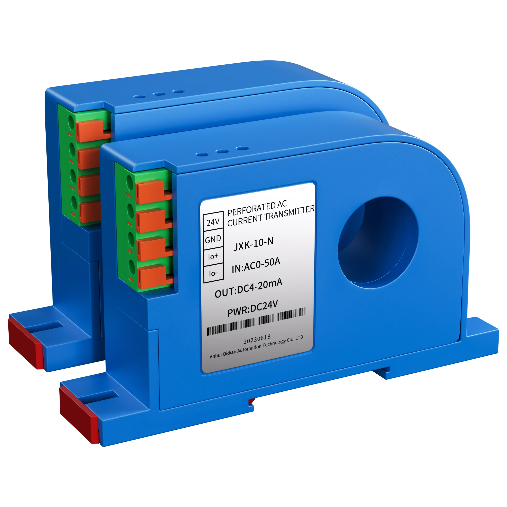 AC DC Current Transmitter 4-20mA 0-10V Transmitter RS485 22mm 10A 20A 200A 200A 400A Current Transducer