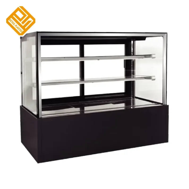 Wooden Single-Temperature Floor Standing Bakery Display Rack for Bread and Cake