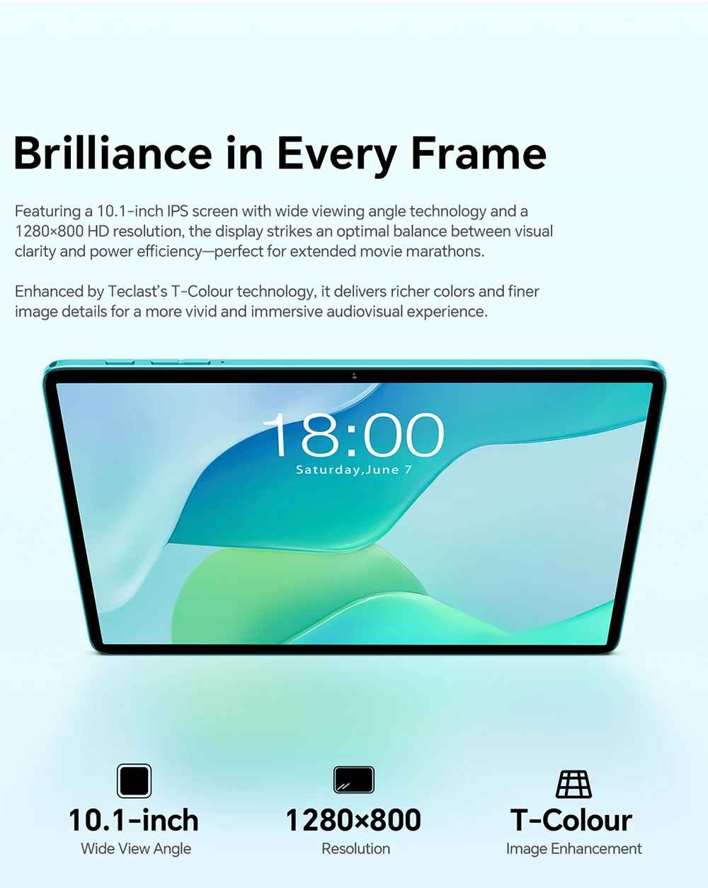 Teclast P33Case 10.1" Tablet Android 15 9GB(3+6GB) RAM 64GB ROM Allwinner A333 P33 Case/Keyboard/Mouse/Stylus/Headphone 6000mAh