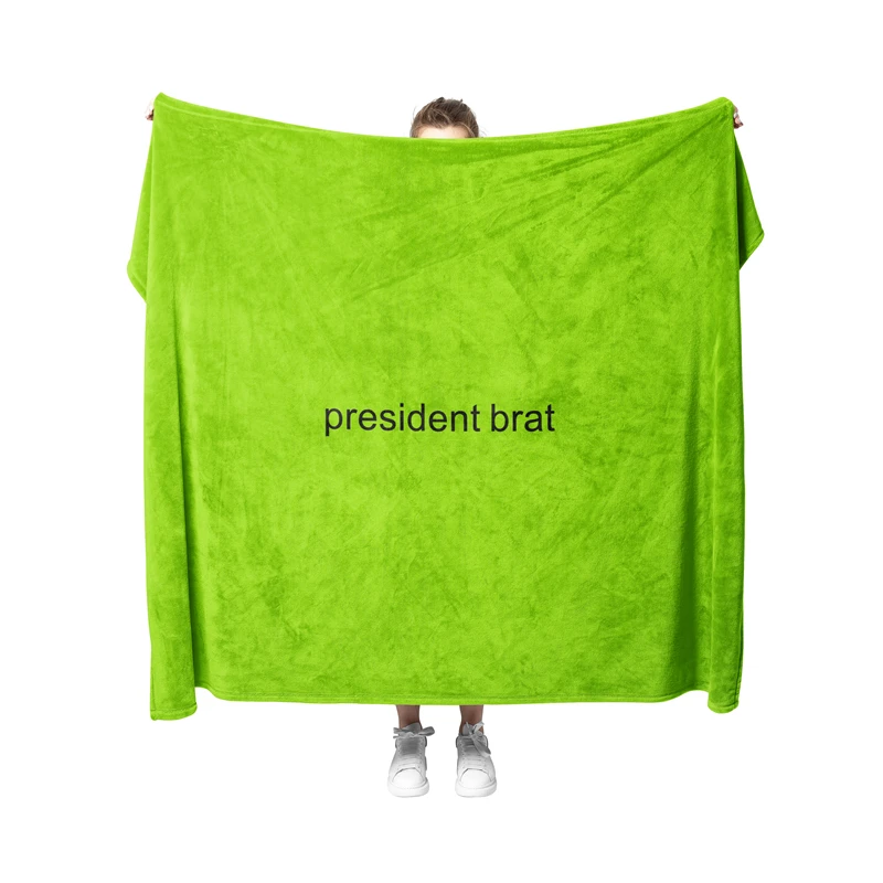 

Aertemisi President Brat Kamala is Brat Meme Harris Pet Blanket for Small Medium Large Dog Cat Puppy Kitten Couch Sofa Decor