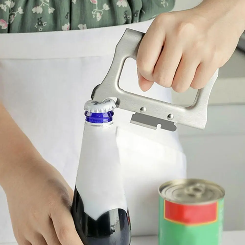 

Аксессуары для кухонного бара, 1 шт., стальная открывалка для пивных бутылок, кошелек, карманный инструмент, многофункциональный ресторан