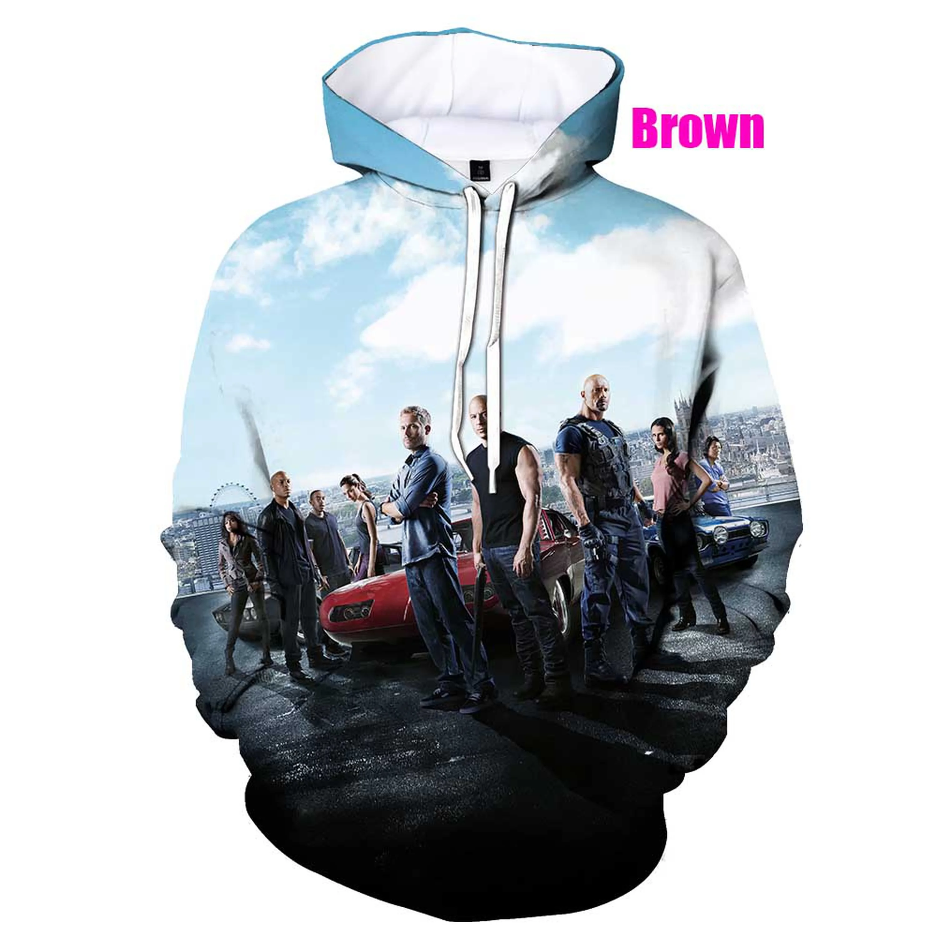 Hoodies Fast & Furious 3d Print Sweatshirts Men Women Unisex Hooded Oversized Hoodie Fashion Sweatshirts Coat Clothing