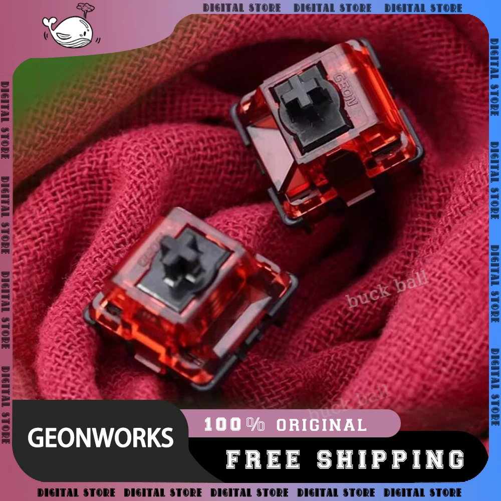 Geonworks Raptor He Switch Magnetic Switch 42g Raptor He Gaming Electromagnetic Trigger Linear Customized Switch Accessory Gift