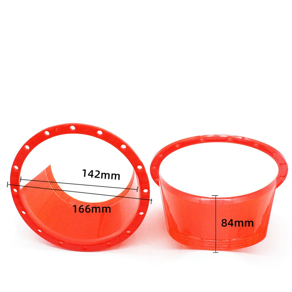 

2Pcs Waterproof Car Audio Speaker Protection Pads Durable ABS Covers Wear-Resistant Replacement Car Speaker Covers