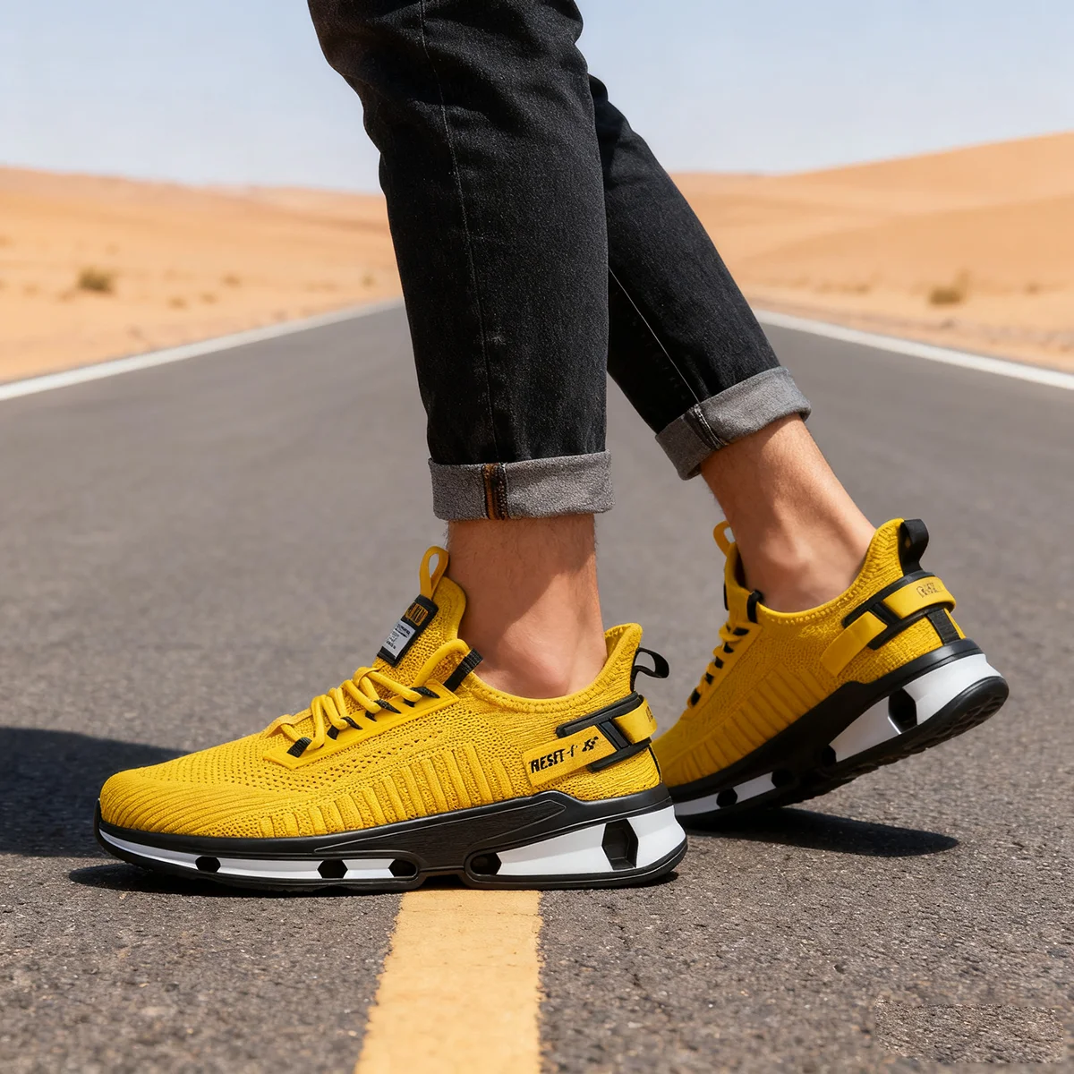 Baasploa ランニングシューズ男性用 2025 軽量カジュアルメンズデザイナーメッシュスニーカーレースアップ男性アウトドアスポーツウォーキングシューズ