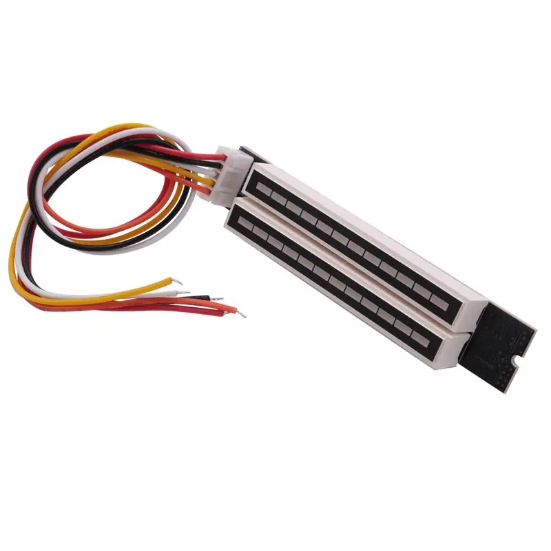 AA80  Dual 12 Level Indicator VU Meter Stereo Amplifier Board Adjustable Light Speed Board with AGC Mode, DIY KITS