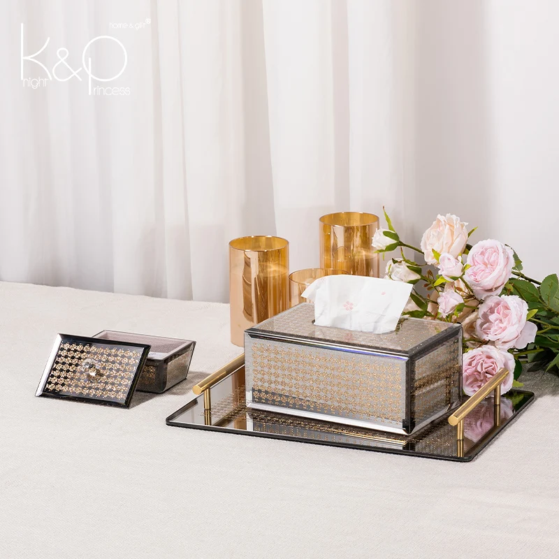 

tissue box household living room high-end light luxury pumping carton high-end creative coffee table dining table napkin storage