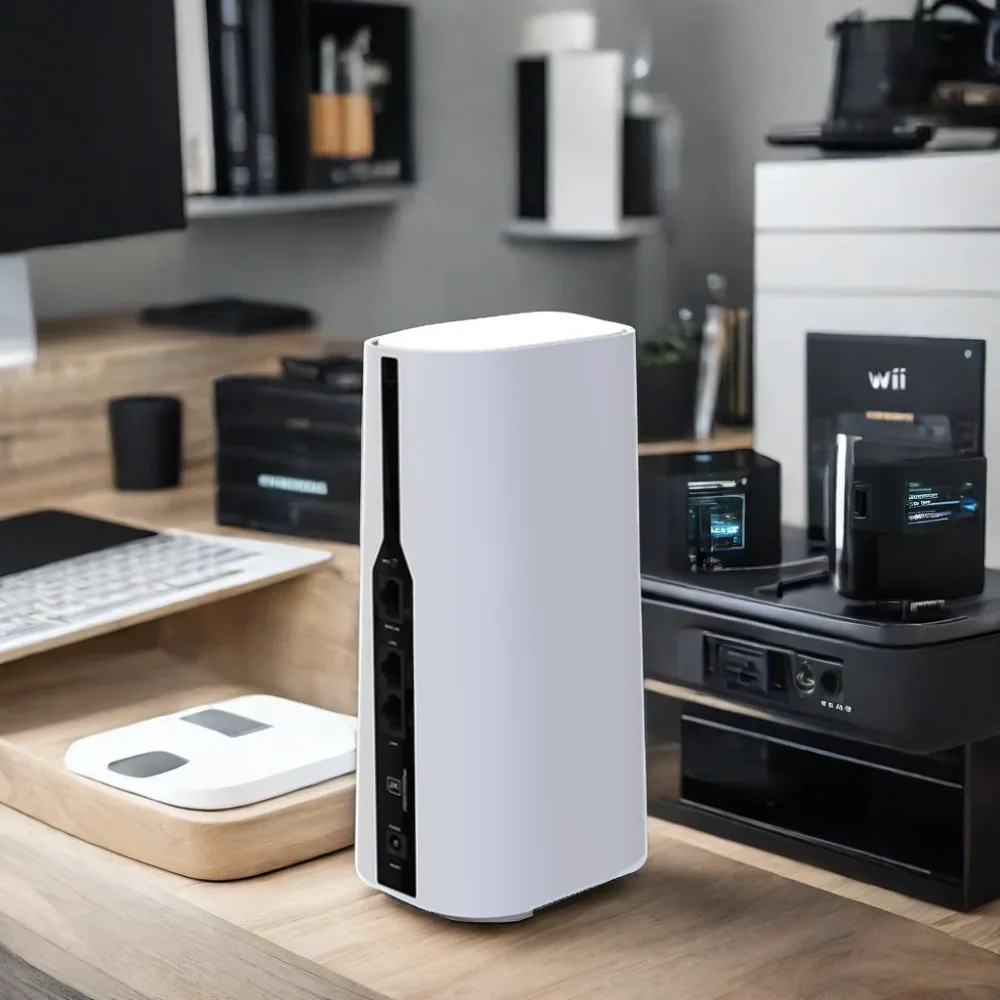 نمط جديد 1000 متر 5 جرام Cpe Wifi6 مودم راوتر لاسلكي 1m يدعم Wps 5g راوتر مع فتحة للبطاقات Sim