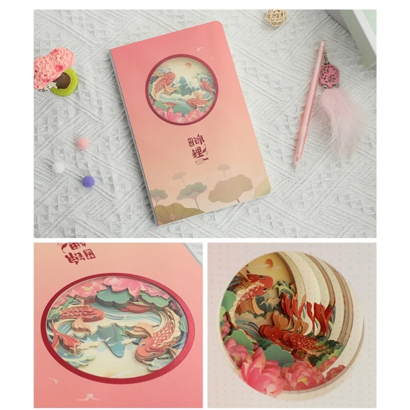 Stationery Notebook Lucky Notebook A 5 Notepad Travel Notebook for School Office