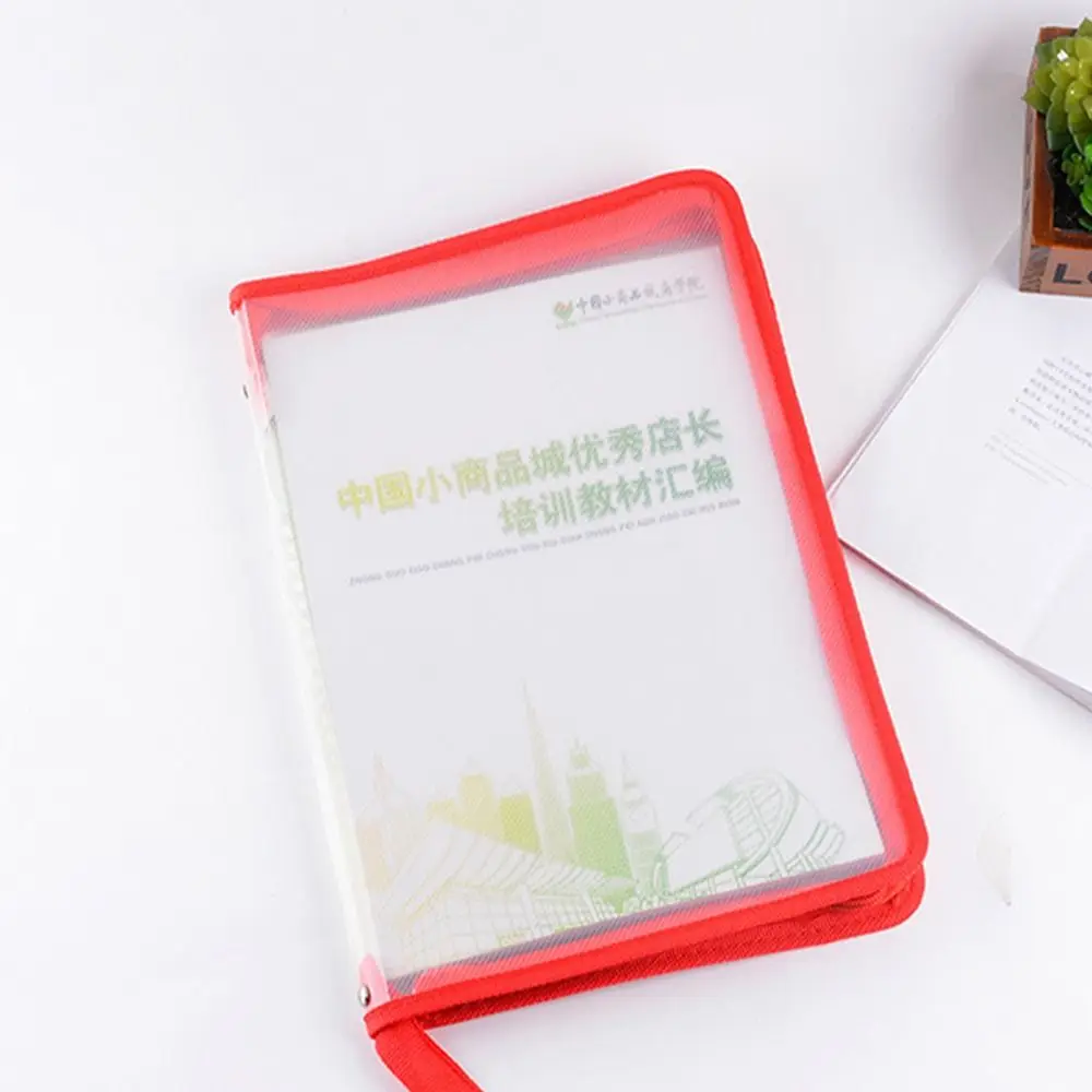 

Student Homework Storage Bags Zipper Pocket Textbook Test Paper Folder Zipper Storage Bag File Bag Folders Paper Organizer