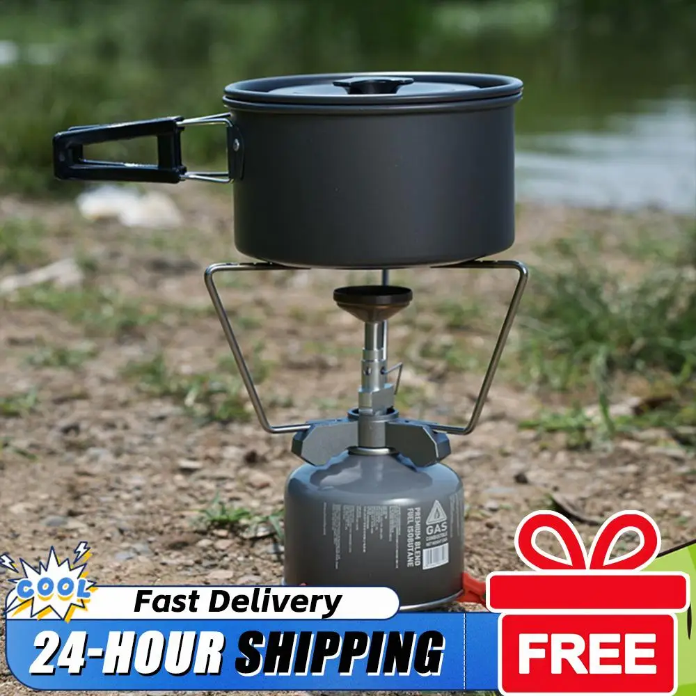 3PCS Universal Tripod Folding Canister Stand Nylon Gas Canister Stand Foldable Outdoor Tank Bracket Camping Stove Bottle Stand