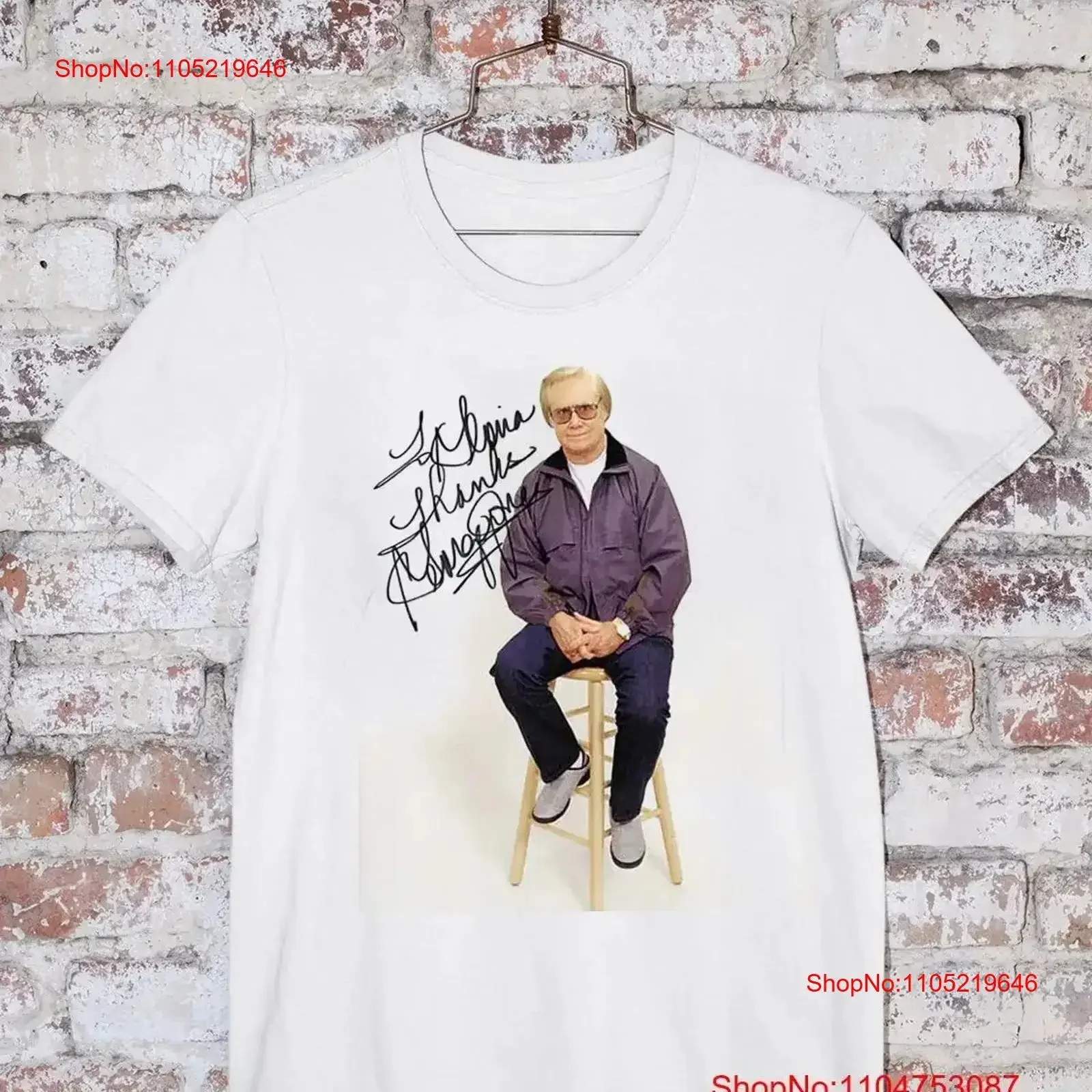 George Jones Singer Singned T Shirt Men And Women Size S 4XL vintage Washed Comfortable Top For Everyday Wear Stretched Soft