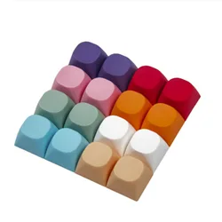 1.0u Ma Profiel Keycaps Voor Mechanische Toetsenbord Multi-Kleuren Paars Roze Blauw Pbt Key Caps Vlakte Leeg