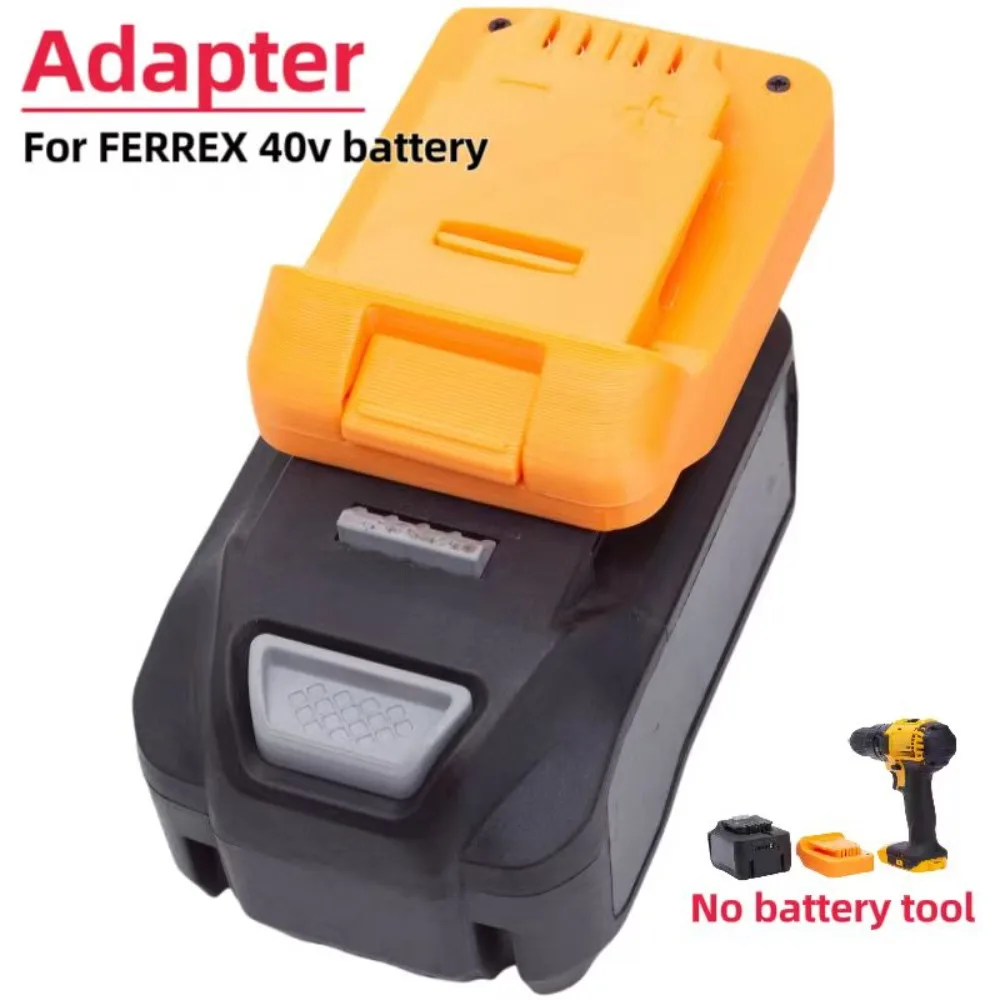 Imagem -06 - Baterias Adaptador Conversor para Ferrex Aldi Active Energy 20v Lithium Ion to Dwealt 18v Power Tool Apenas Adaptadores