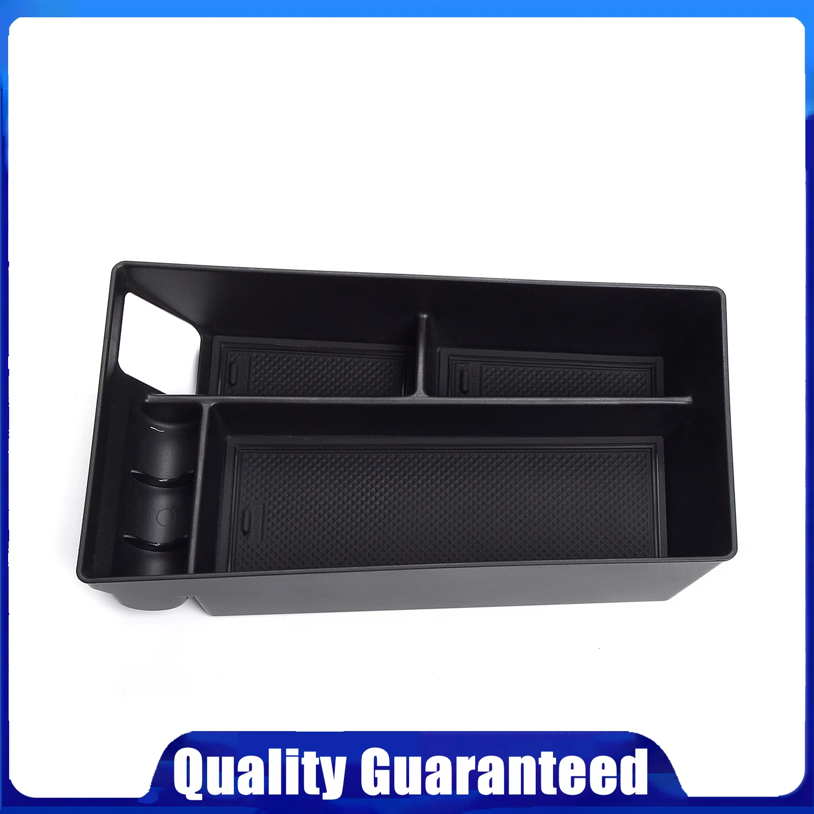 Image of Mittelkonsolen-Armlehnen-Aufbewahrungsbox Organizer Halter Zubehör für Ford Mustang Mach E 2021-2024 Schwarz