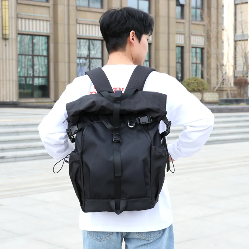 

Red Heron Bird Outdoor Sports Bapa Cycling Travel Laptop Bag Men's Functional Double oulder Bag Street Cool Sle Water...