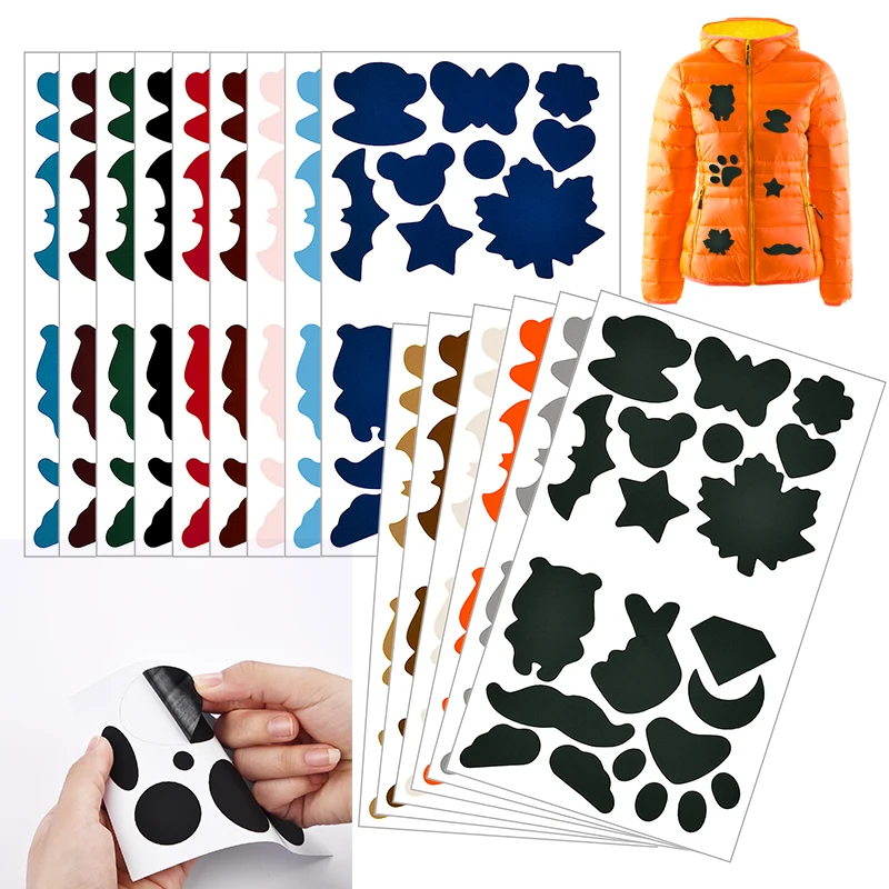 Selbstklebende Patches für Daunenjacken, Hosen, T-Shirts, Kleidung, Reparatur, waschbarer Patch, Regenmantel, Regenschirm, Stoff, Zeltaufkleber, Zubehör
