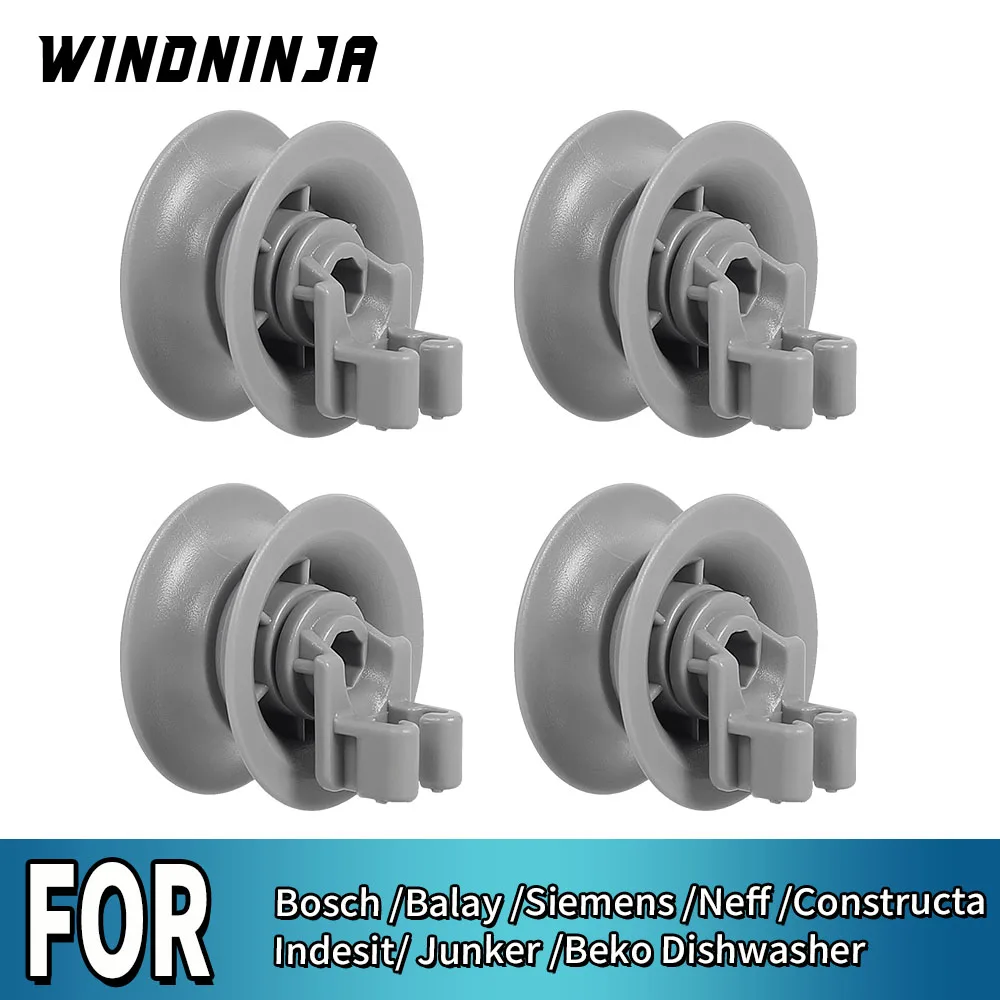 Ruedas universales para cesta de lavavajillas, para Bosch, Balay, Siemens, Neff, Constructa, Indesit, Junker, Beko