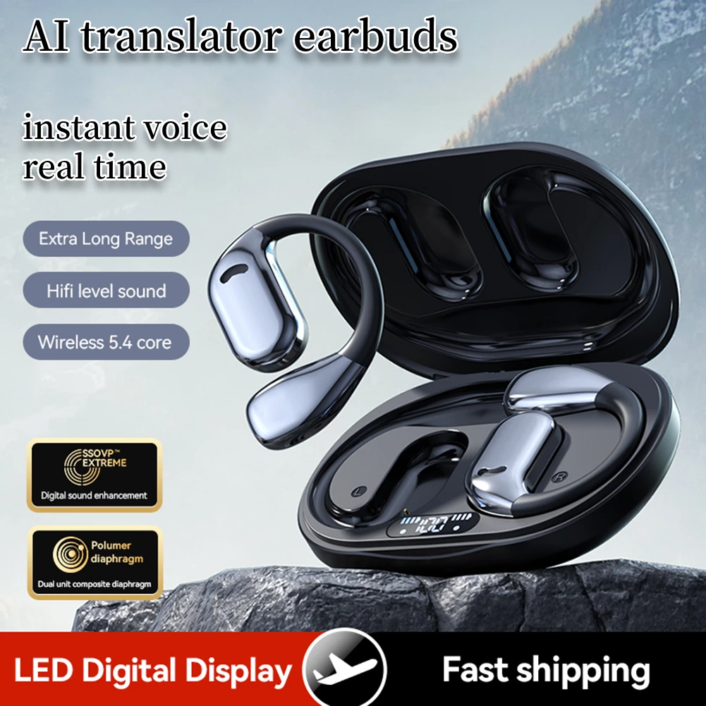 For Xiaomi AI translation earbuds real time instant voice translator Smart Bluetooth Earphones HiFi Stereo Game Headphones