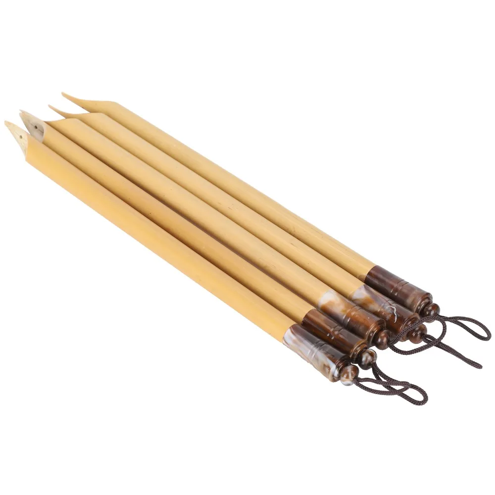 

5Pcs Bamboo Dip Pen Bamboo Nib/No.1-5 Nib/Oblique Nib Set Beginner Friendly Boxed Dip Pen Easy To Use 5 Nib Sizes