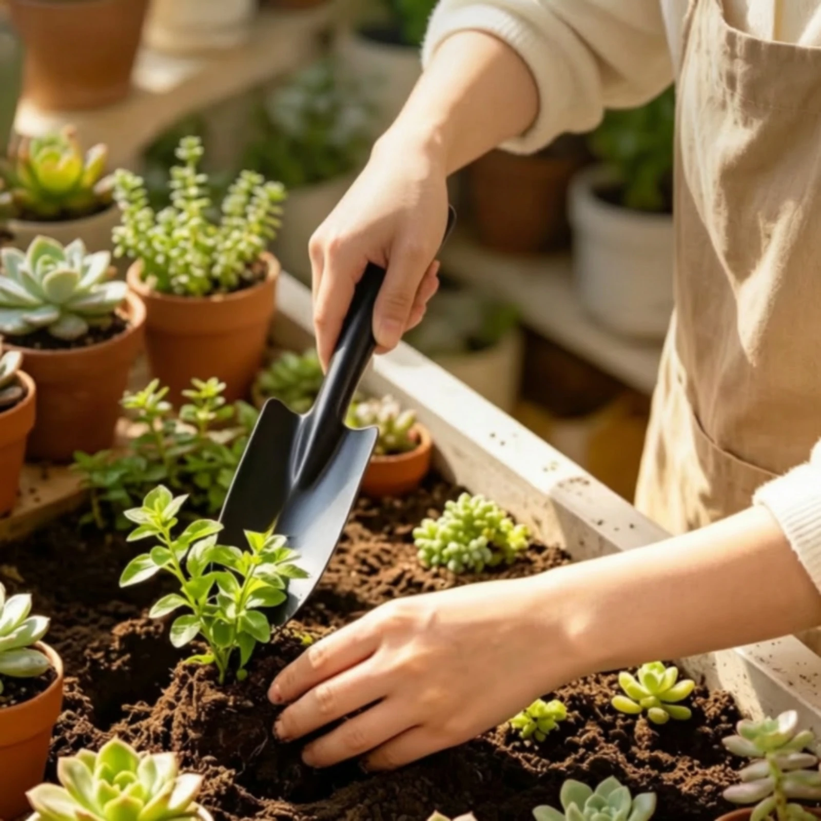 Garden Hand Trowel - Pala de Jardín Resistente, Palita Manual