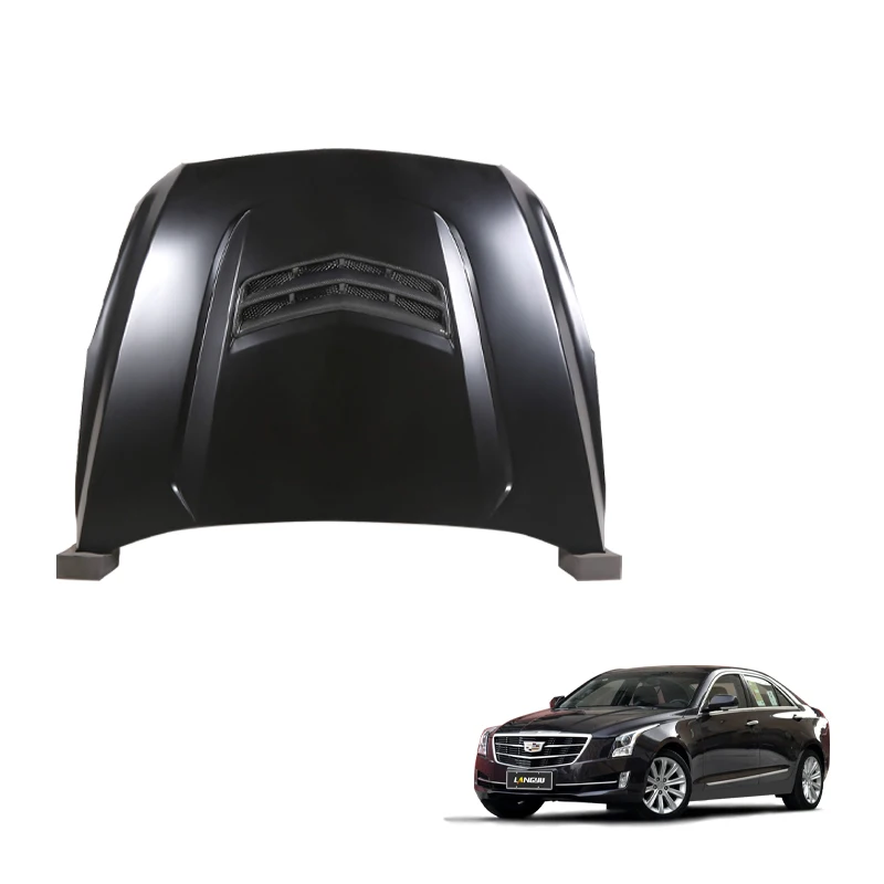 

Car Exterior Accessories Engine Cover Aluminium Alloy Material Front Bonnet For ATS V Style Engine Hood