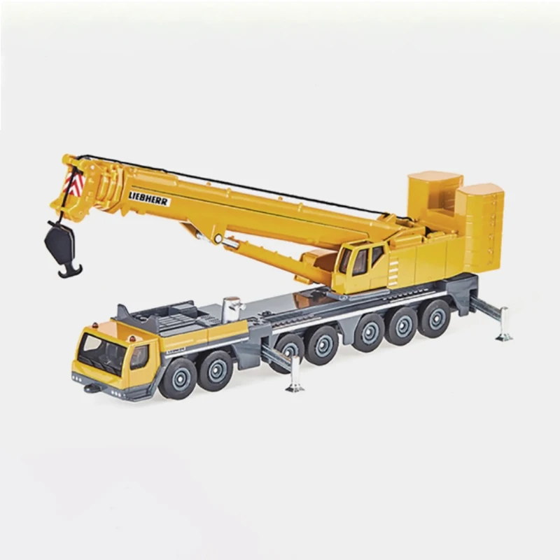 

Diecast 1:87 Scale Liebherr Cranes 1866 Alloy Truck Model Finished Product Simulation Toy Gift Static Model Display Souvenir