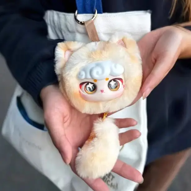 

Плюшевая игрушка-сюрприз Lucky Meow 2026: коллекционная кукла в закрытой коробке, милый подарок для девочек и детей, модный брелок для рюкзака