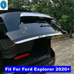 For Ford Explorer 2020 - 2023 Car Accessories Rear Trunk Lid Cover Tailgate Trim Door Handle Molding Boot Garnish Bezel Cover