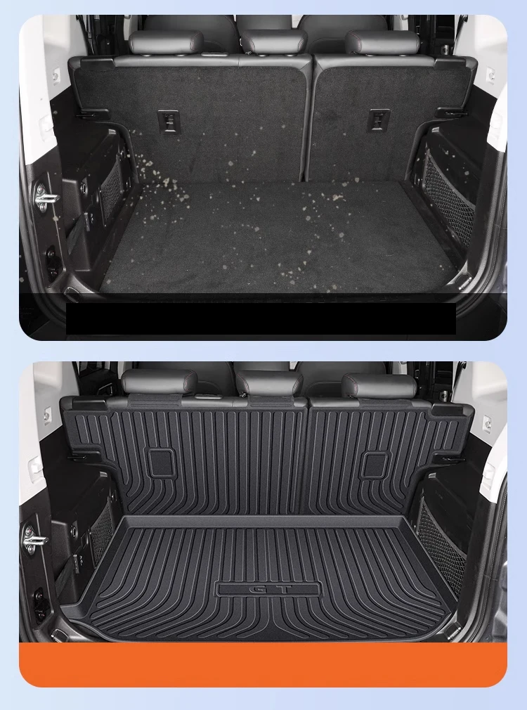 For BYD Seal 06GT 2025 TPE Custom Fit Car Trunk Mat All Season Black Cargo Mat 3D Shaped Laser Measured Trunk Liners