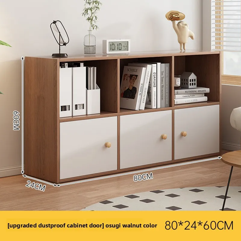 

Firm Bookcase Household Bookshelf Shelf Kindergarten School Bag Cabinet Living Room Grid Cabinet Storage Cabinet Large Capacity