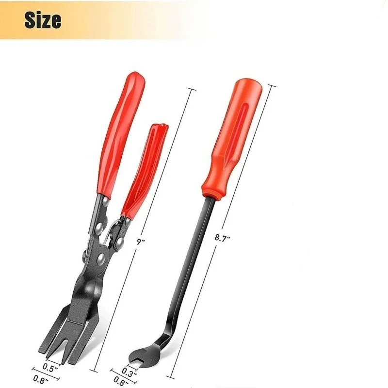 Car Headlight Repair Modification Installation Tool Trim Clip Removal Pliers Van Door Panel Fascia Dash Upholstery Remover Tool