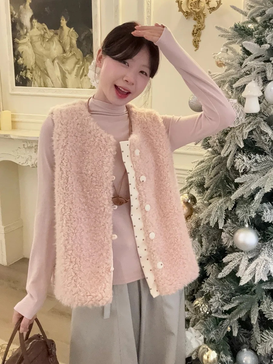 

Slimming Fashionable Women's Vest Top Set Casual Style Breathable Material round Neck Long Sleeve Suitable for 18-25 Years Ol...