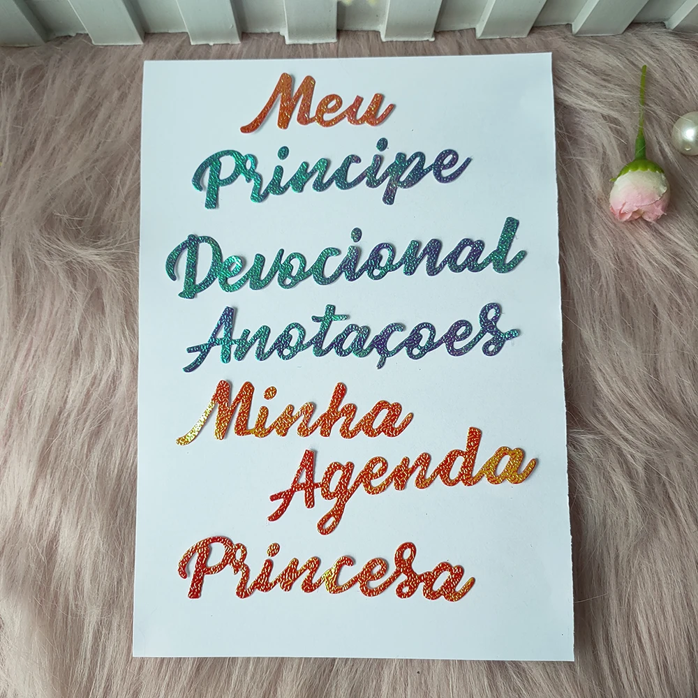 New Portuguese my prince princess metal cutting die mould scrapbook decoration embossed photo album decoration card making DIY