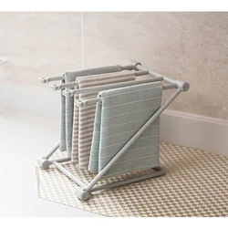 Free Standing Towel Rack Holder, Dishcloth Hanger, Hand Towel Stand, Tea Towel Holder, Metal Kitchen Rag Drying Stand