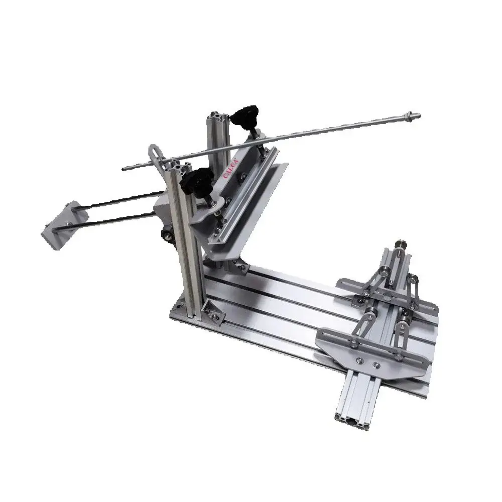 Calca Manual Cylinder Screen Printing Press, for Pen / Cup / Mug / Bottle (with 10in Squeegee)