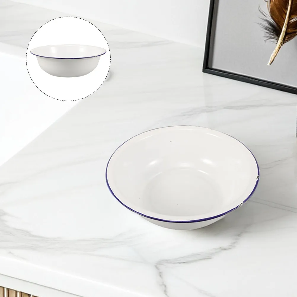 

Ретро-емкость для ног из эмалированной стали, большая, для мытья и замачивания, белая эмалированная чаша для ванной и кухни