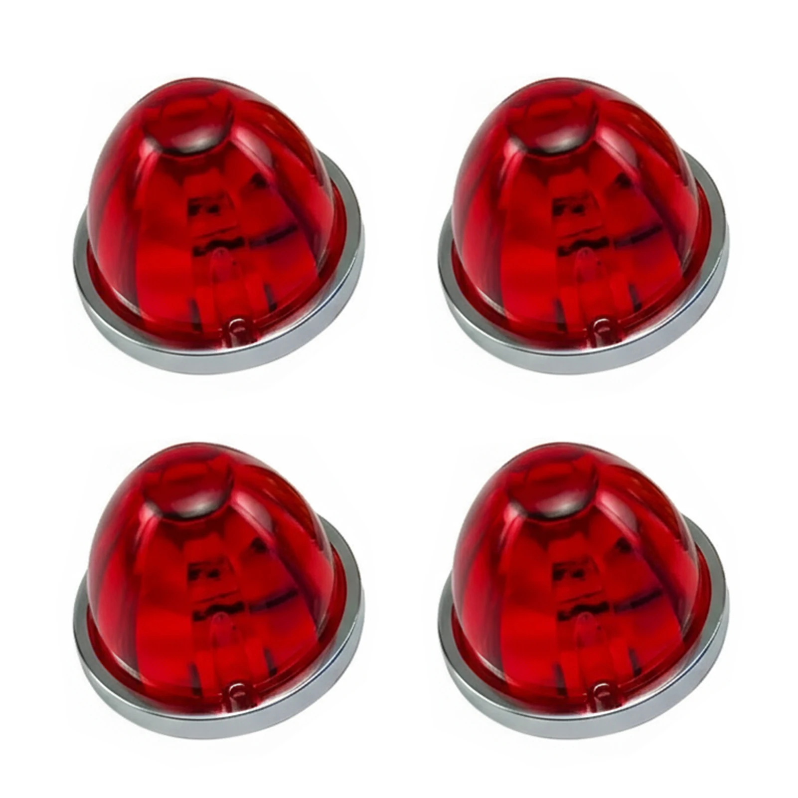 

4PCS Lorry Side Light Car Truck Side Marker Signal Indicator Trailer Watermelon Lamp LED Waterproof 12V24V Car Clearance Light