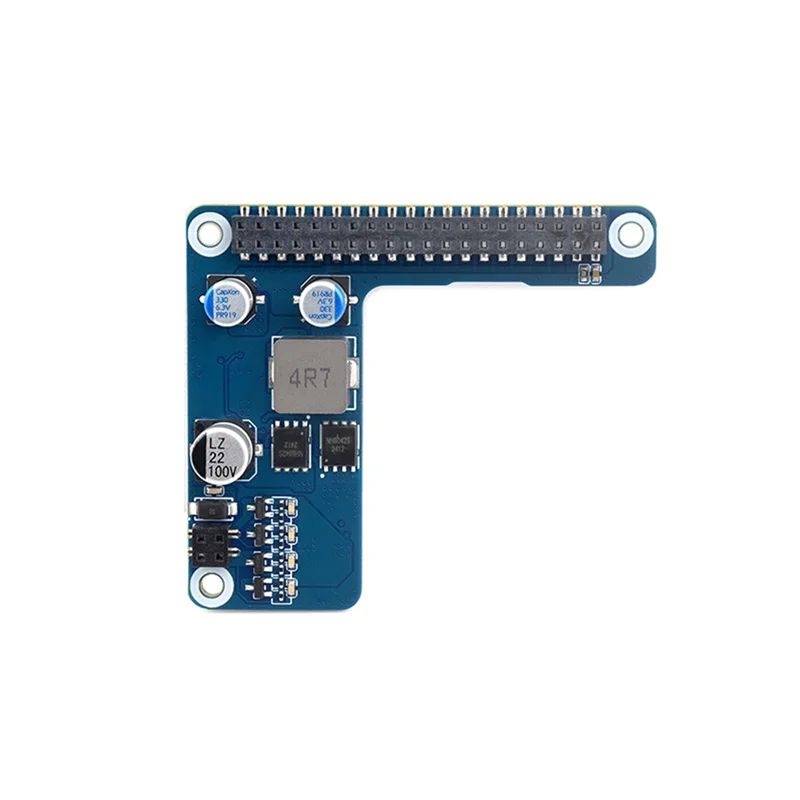 Waveshare Poe HAT (G) per Raspberry Pi 5 Scheda di espansione Power Over Ethernet 5V 5A Supporta standard di rete 802.3Af/At per Rpi 5