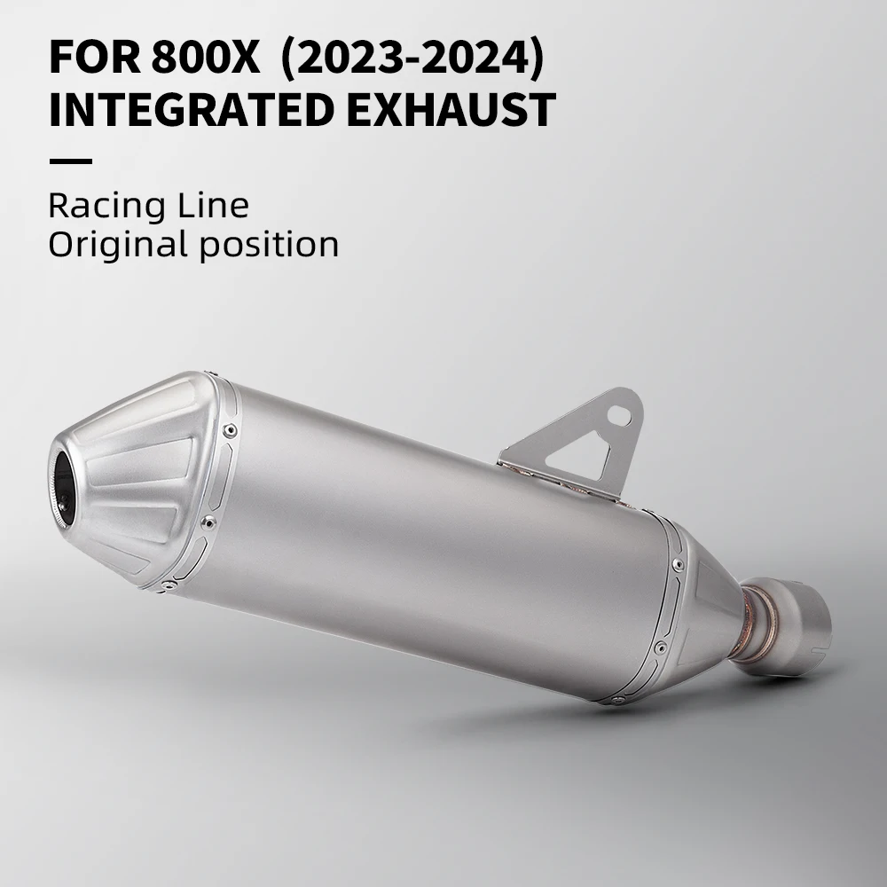 Motorcycle complete system exhaust pipe T148 800X ADV 800 X Adventure Rally Pro Pro Pro with DB Killer Muffler