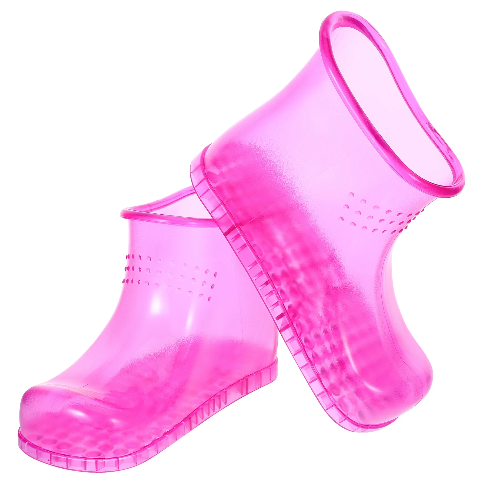 

1pcs 1 Pair Of Portable Massager High-Capacity Bath Shoes Non-Slip Sole Durable Pvc Spa Bathing Shoes Creative Foot Washing Boot