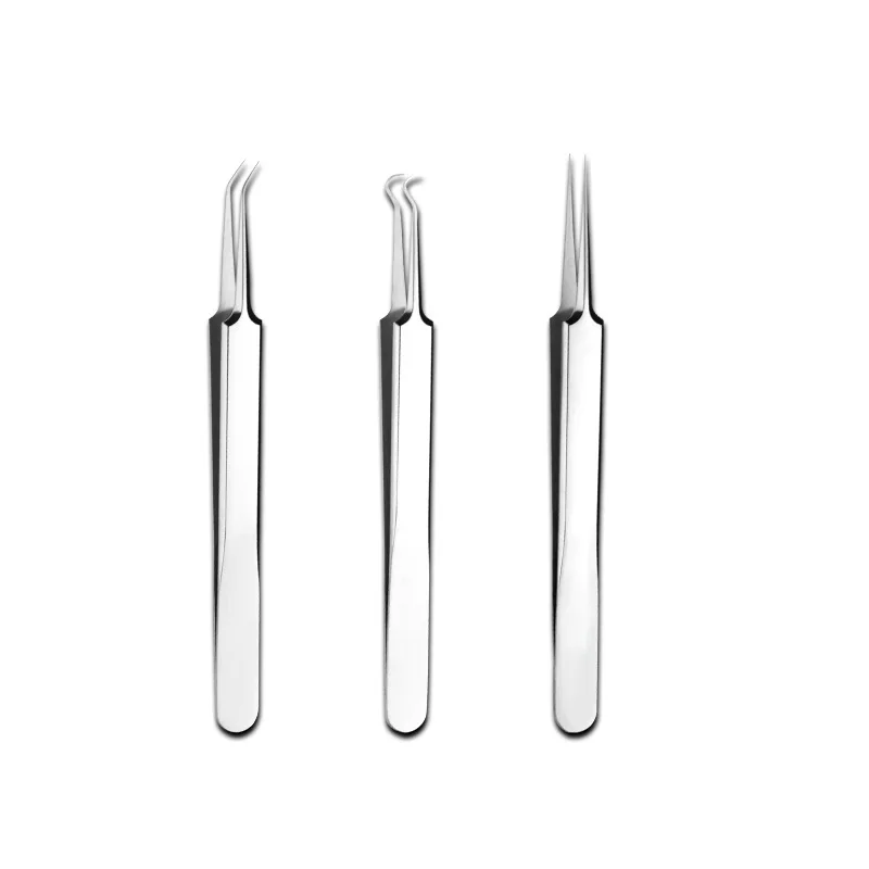 Rvs Acne Verwijdering Naalden Puistje Comedondrukker Gereedschap Dots Cleaner Pore Cleaner Diepe Reiniging Gezicht Huidverzorging Tool